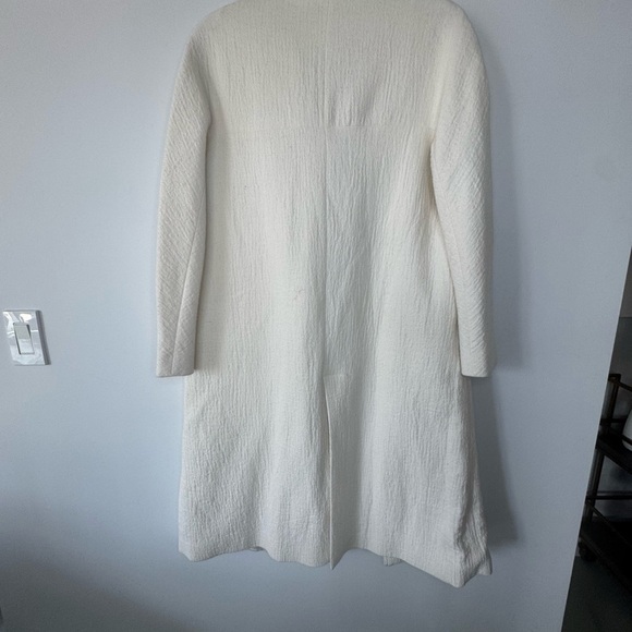 Zara Double-Breasted Cream Coat - Picture 16 of 16
